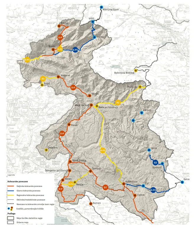 Občine predvidevajo za 170 kilometrov kolesarskih povezav. Foto Icra