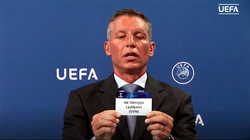 Fotografija: Olimpija je dobila najbrž najtežjega nasprotnika. FOTO: Uefa