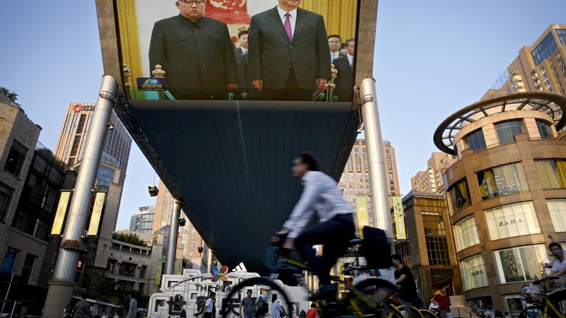 Fotografija: Od konca marca je Kim že tretjič obiskal Kitajsko. FOTO: AP