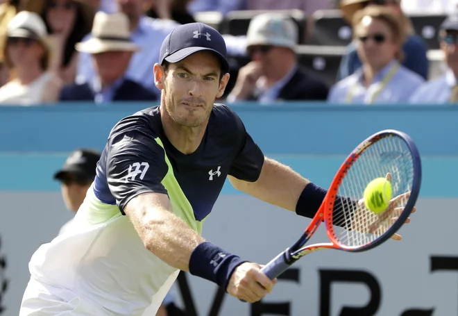 Andy Murray je včeraj spet zaigral po 342 dneh. Foto AP