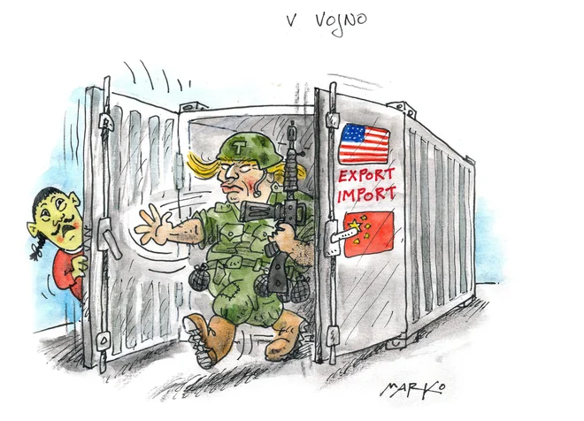 Teden dni po zgodovinskem srečanju v Singapurju, kakršnega do zdaj še ni bilo, smo priče nečemu, kar je zgodovina že videla. KARIKATURA: Marko Kočevar