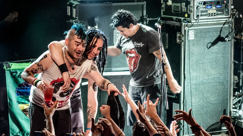 Fotografija: NOFX pred petimi leti v ljubljanski Cvetličarni.
Foto Jure Matoz