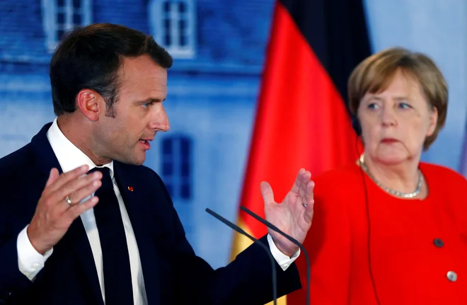 Bo emmanuelu Macronu in Angeli Merkel uspelo odpreti novo poglavje? FOTO: Reuters