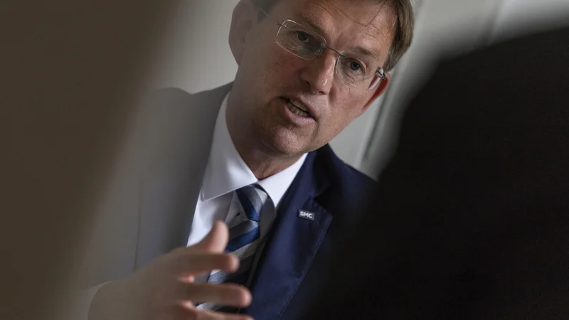 Fotografija: Miro Cerar, predsednik stranke SMC. Voranc Vogel/Delo