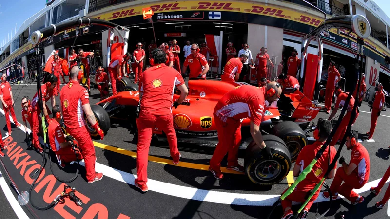 Fotografija: Ferrari ima v Franciji rekordnih 17 zmag, Kimi Räikkönen je bil najboljši leta 2007, ko je bil svetovni prvak. Foto: AFP