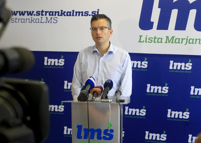Predsednik LMŠ Marjan Šarec FOTO: Roman Šipić/Delo
