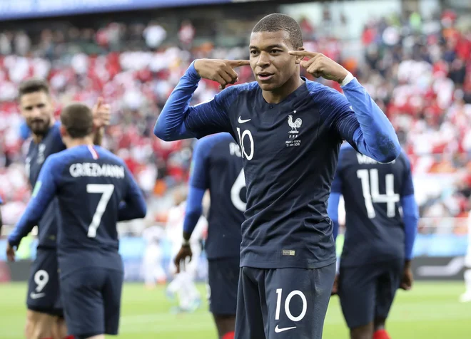 Kylian Mbappe je najmlajši Francoz, ki je zadel na svetovnih prvenstvih.&nbsp;