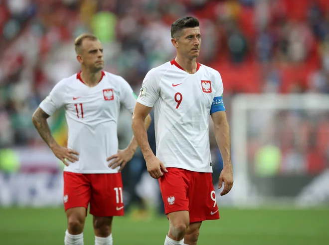 Soccer Football - World Cup - Group H - Poland vs Senegal - Spartak Stadium, Moscow, Russia - June 19, 2018 Poland's Robert Lewandowski and Kamil Grosicki look dejected after the match REUTERS/Carl Recine Foto Carl Recine Reuters