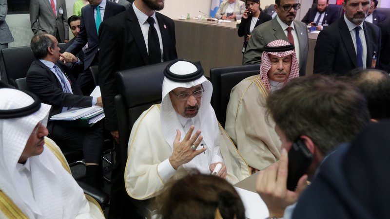Fotografija: Khalid al-Falih, naftni minister Savdske Arabije, je uspešno zagovarjal predlog o povečanju črpanja nafte. FOTO: Reuters