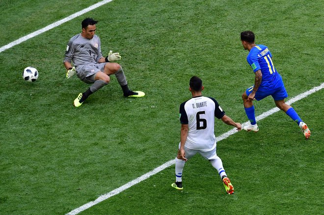 Philippe Coutinho je zadel v drugem zaporednem dvoboju. Foto Giuseppe Cacace/AFP