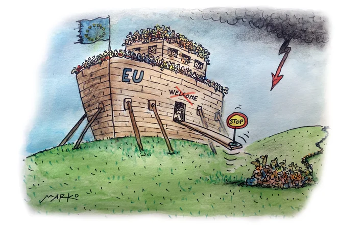 Migracije KARIKATURA: Marko Kočevar