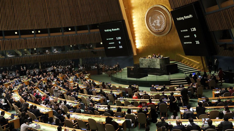 Fotografija: Združeni narodi za en dan vabijo v svoje vrste študente do 29. leta starosti. FOTO: Afp