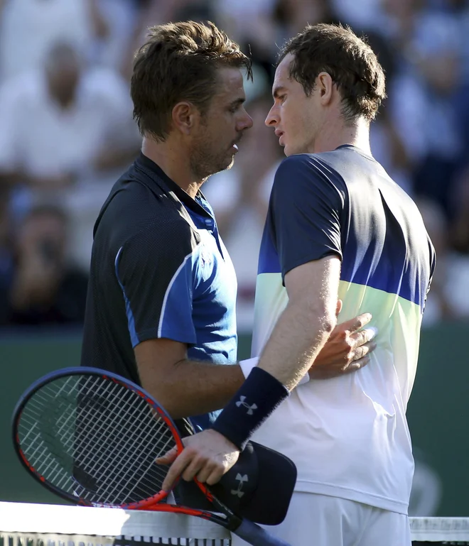 Pred včerajšnjim žrebom je bilo eno od vprašanj, kje bosta pristala Stan Wawrinka in Andy Murray, ki sta močno nazadovala na svetovni lestvici. Foto AP