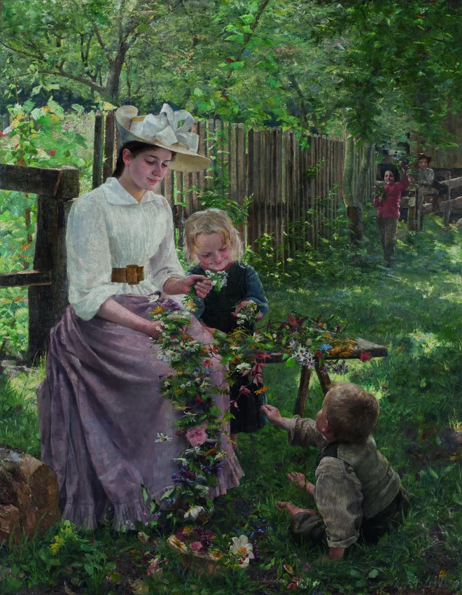 Ivana Kobilca (Ljubljana, 1861-1926): Poletje, 1889-1890. FOTO: Janko Dermastja/Narodna galerija