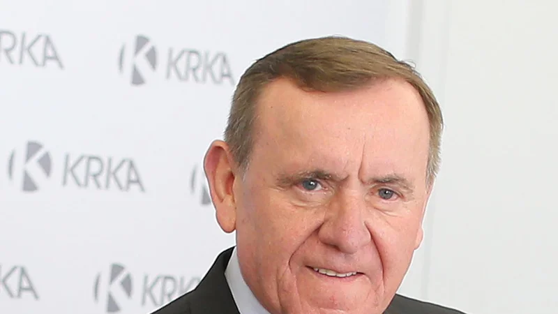Fotografija: Predsednik uprave Krke Jože Colarič na skupščini delničarjev praviloma razkrije tudi oceno polletnega poslovanja. Foto Tomi Lombar/Delo