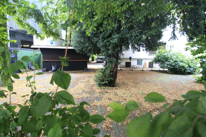 Eden izmed lepših vrtov v Ljubljani je opustel in prazen zaradi sporov, ki še niso razrešeni. FOTO: Roman Šipić/Delo