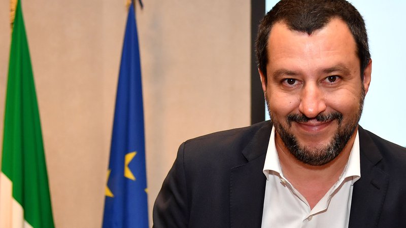 Fotografija: Matteo Salvini obžaluje, da etnično čiščenje ne bo popolno: »Italijanskih Romov žal ne bomo mogli izgnati.« FOTO: AFP