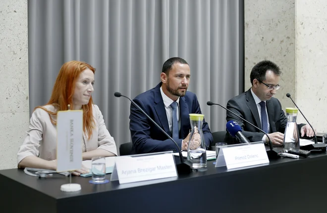 Vodilni BS o napovedih gospodarskih gibanj in finančni stabilnosti. Foto Blaž Samec/Delo