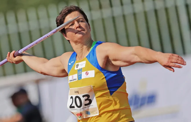 Martina Ratej s tehniko ni bila najbolj zadovoljna. Foto Tadej Regent/Delo