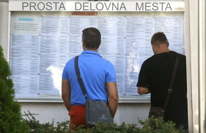 Na zavodu za zaposlovanje delo že najmanj leto dni išče 41.000 ljudi. FOTO: Blaž Samec
