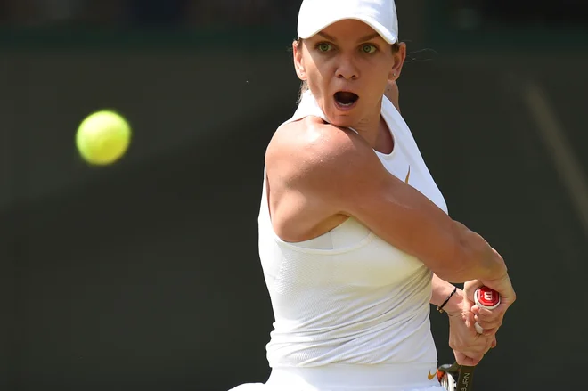 Simona Halep je že pospravila kovčke. Foto Oli Scarff/AFP