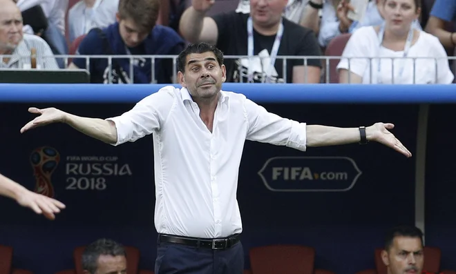 Fernando Hierro je hitro zaključil svojo misijo. Foto Victor R. Caivano/AP