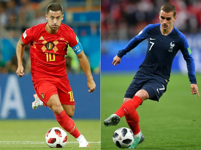 Eden Hazard ali Antoine Griezmann? Foto Hector Retamal/AFP