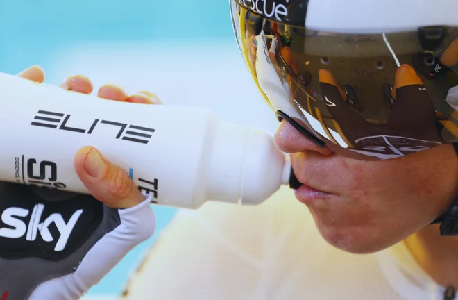 Chris Froome je spet blizu rumeni majici. Foto Peter Dejong/AP