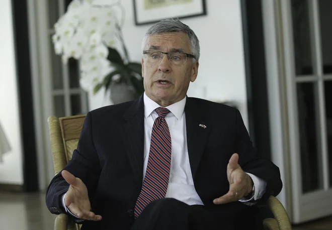 Brent R. Hartley je veleposlanik ZDA v Sloveniji od februarja 2015. FOTO: Jože Suhadolnik