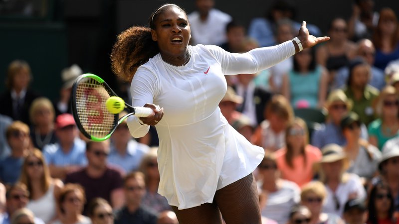 Fotografija: Serena Williams bo deset mesecev in pol po porodu igrala v finalu Wimbledona.
Foto Reuters