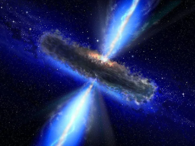 To je prvič, da smo dobili neposredni dokaz, da lahko astrofizikalni izvori imenovani blazarji ali točneje supermasivne črne luknje, ki ležijo v njihovih središčih, proizvajajo visoko-energijske nevtrine FOTO: Nasa