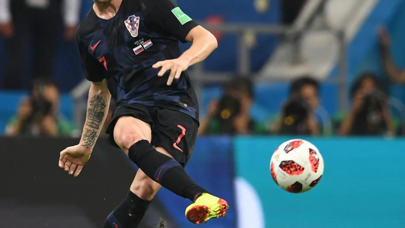 Fotografija: Ivan Rakitić v finalu pričakuje uresničitev otroških sanj.
FOTO: AFP