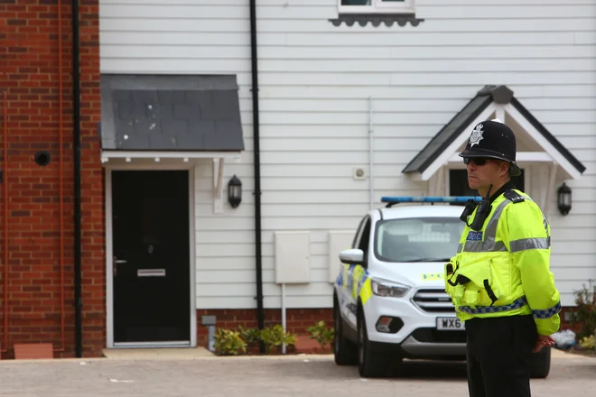 Pred štirimi meseci sta se v Salisburyju zastrupila nekdanji ruski vohun Sergej Skripal in njegova hči Julija Skripal.&nbsp; FOTO: Geoff Caddick/AFP