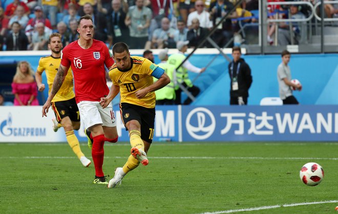 Eden Hazard je v 82. minuti zapečatil usodo Anglije. Foto: Reuters