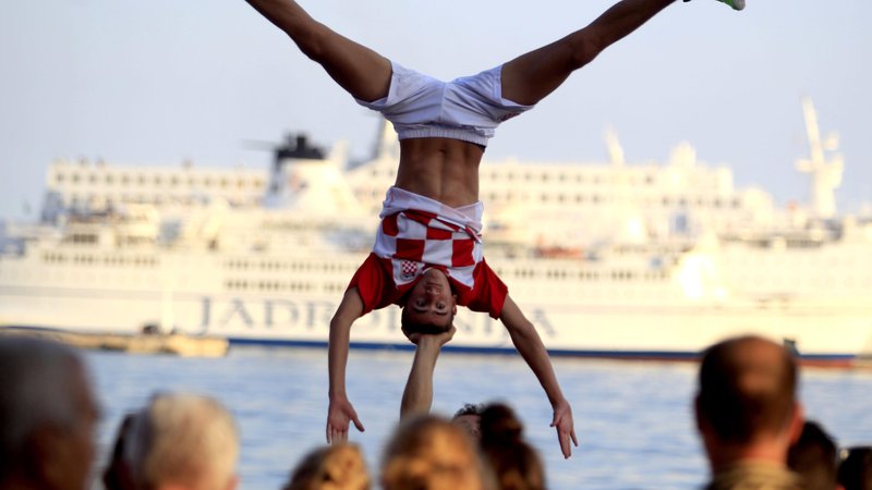 Fotografija: Finale svetovnega prvenstva v nogometu v Splitu. FOTO: Roman Šipić/Delo