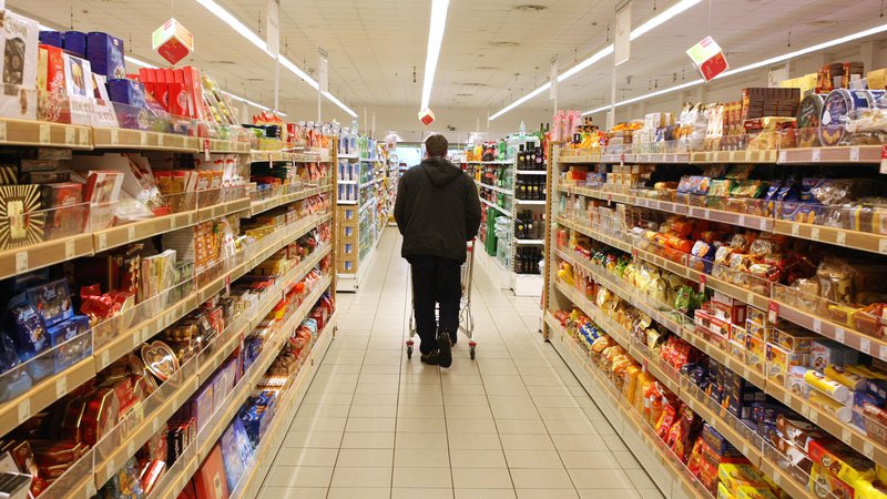 Fotografija: Supermarket na Parmovi, 2009. FOTO: Igor Zaplatil/Delo