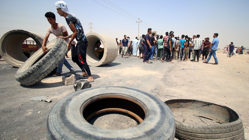 Fotografija: Protesti v Basri.
FOTO REUTERS