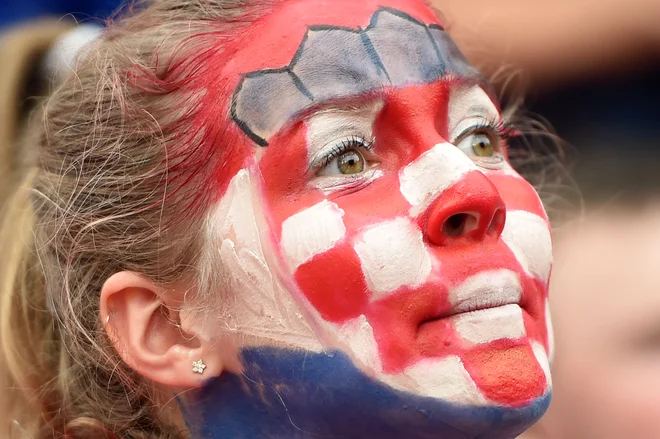 hrvaški navijač Foto Attila Kisbenedek Afp