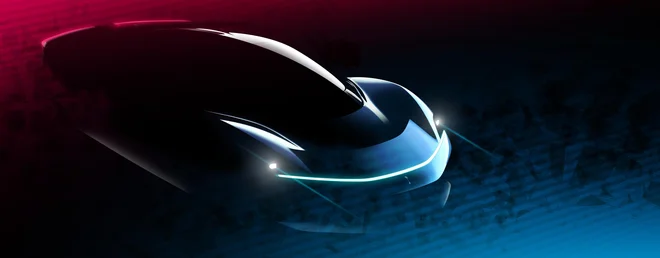 Skica bodočega super zmogljivega električnega avtomobila znamke Pininfarina. FOTO: Automobili Pininfarina