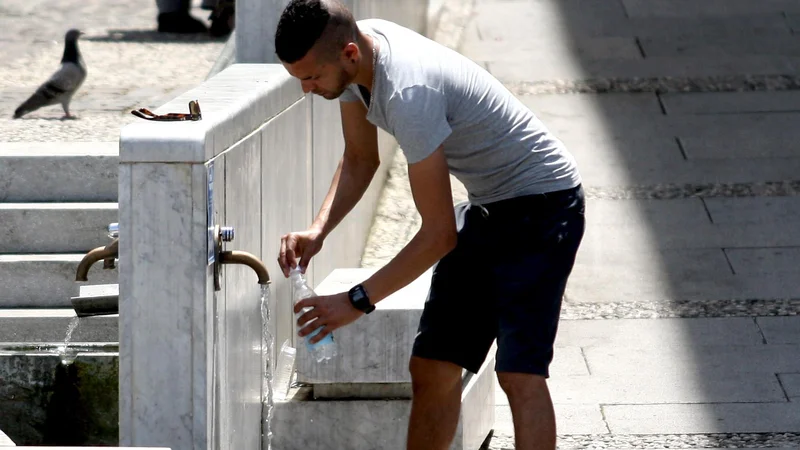 Fotografija: Presahnejo lahko tudi viri vode. FOTO: Roman ipić/Delo
