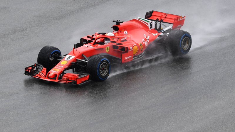 Fotografija: Sebastian Vettel je bil v kvalifikacijah najhitrejši petič letos. FOTO: Christof Stache/AFP