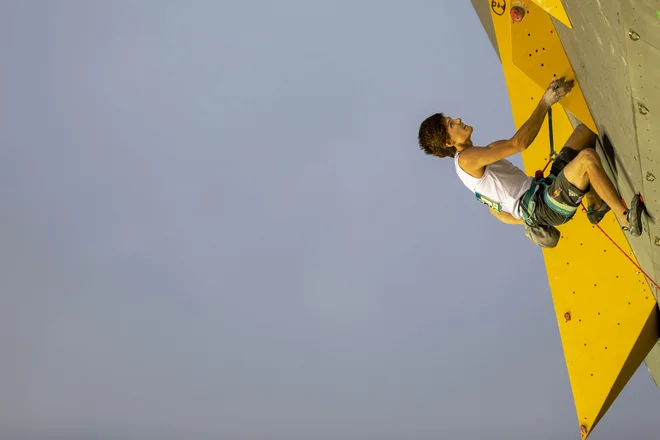 Domen Škofic je na stopničke skočil po več kot letu dni. FOTO: Luka Fonda/PZS