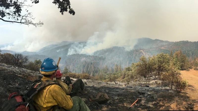 Fotografija: Zaradi požarne nevarnosti grozi zaprtje številnih cest in površin za kampiranje v narodnem parku Yosemite. FOTO: Reuters