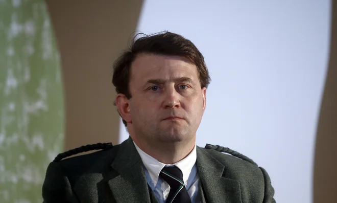 Alex Brownlie, izvršni direktor za komercialo v BSW Timber. FOTO: Blaž Samec/Delo
