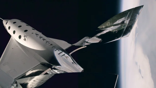 Bi se popeljali z vesoljskim letalom? FOTO: Virgin Galactic
