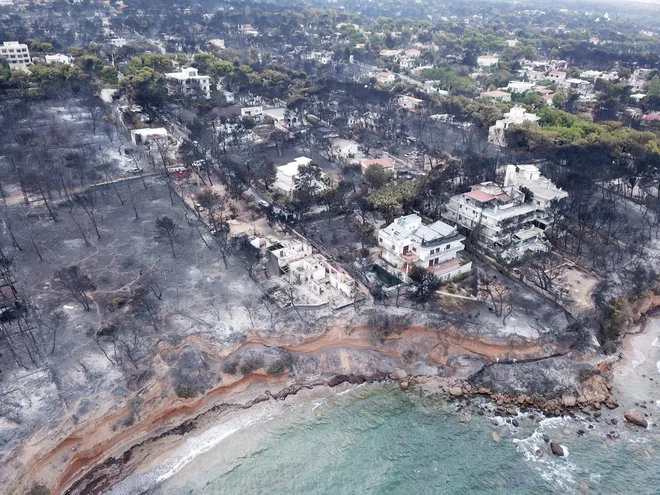 Pogled iz zraka na Mati.&nbsp;FOTO: Social Media/Reuters