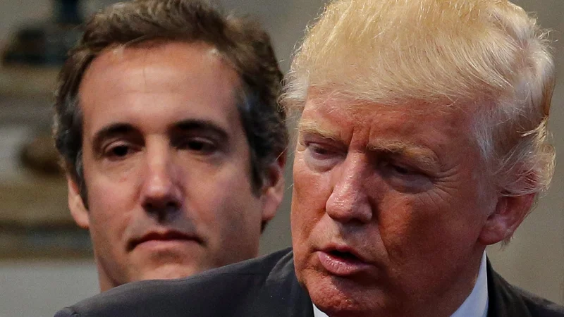 Fotografija: Michael Cohen trdi, da je prisostvoval srečanju, med katerim je bil Trump vnaprej seznanjen o sestanku z rusko odvetnico. FOTO: REUTERS/Jonathan Ernst