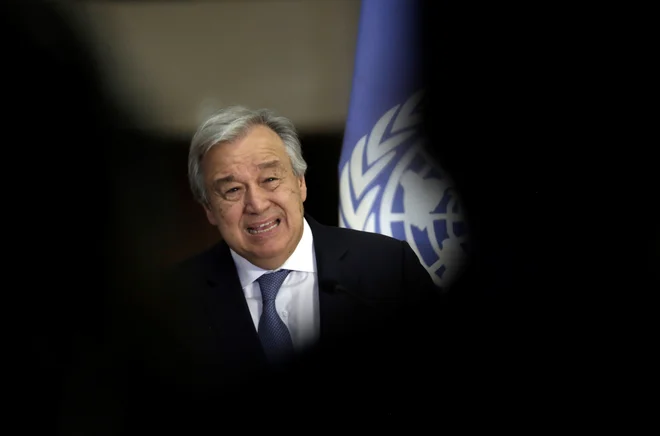 Generalni sekretar OZN António Guterres je opozoril, da se svetovna organizacija ne bi smela nenehno soočati z nevarnostjo bankrota. FOTO: REUTERS/Juan Carlos Ulate
