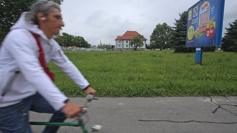 Fotografija: Zemljišče pri dvorcu Lanovž še ne bo zamenjano za zemljišče za gradnjo medloškega protipoplavnega nasipa. FOTO: Tadej Regent