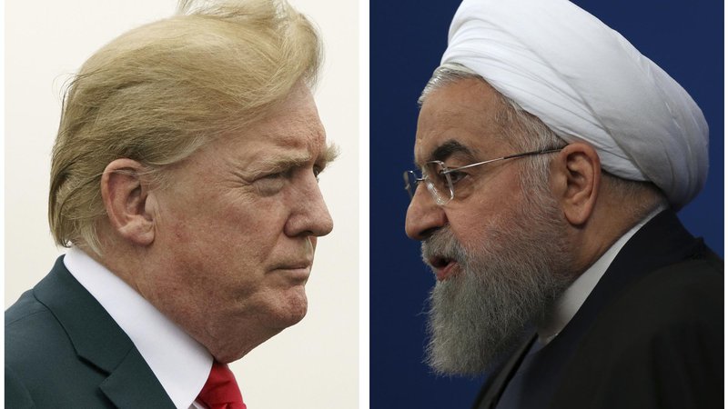 Fotografija: Morebitno srečanje Trumpa in Rohanija bi bilo zgodovinsko. ZDA in Iran sta pretrgala diplomatske odnose leta 1979 po islamski revoluciji. FOTO: AP